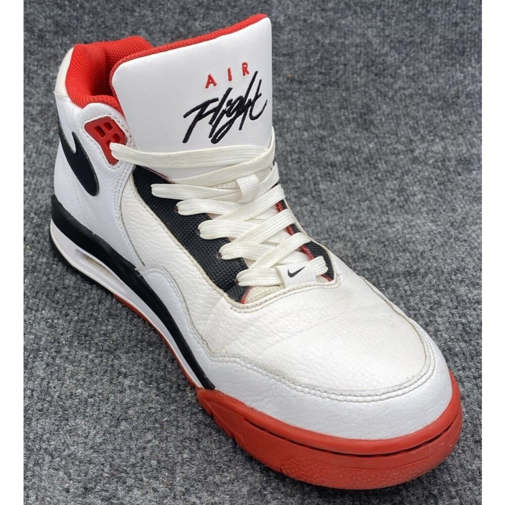 Nike Air Flight Legacy White University Red Black BQ4212-100 Men's Size 10.5